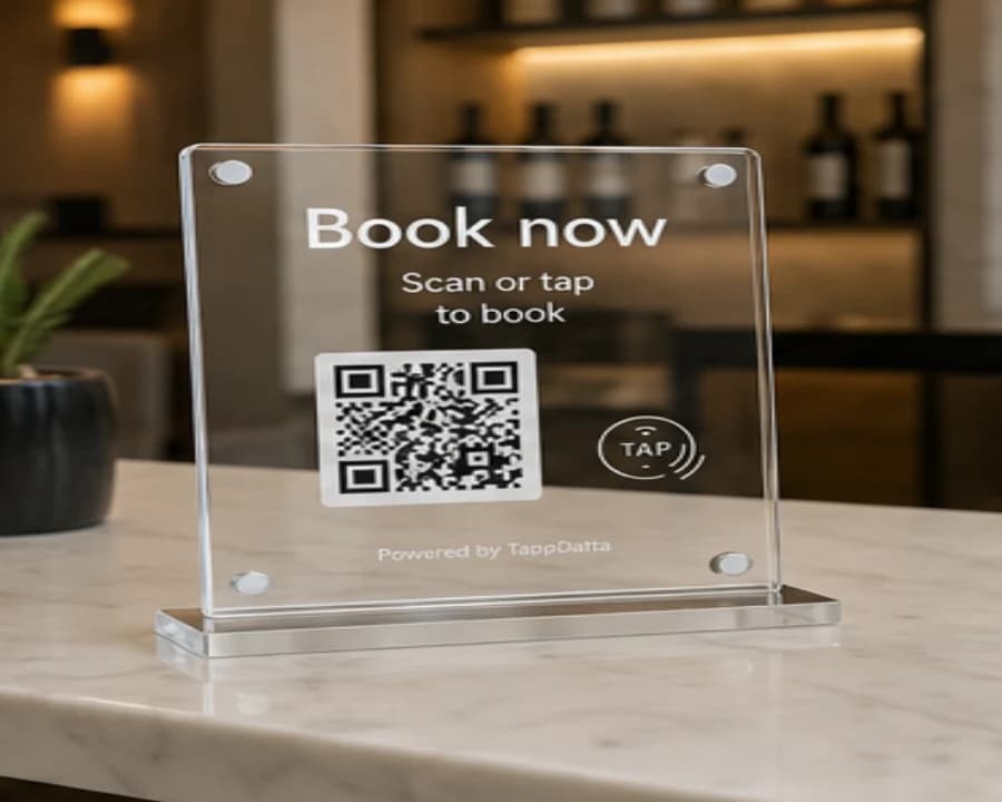 Booking and appointment plaque photo hero image