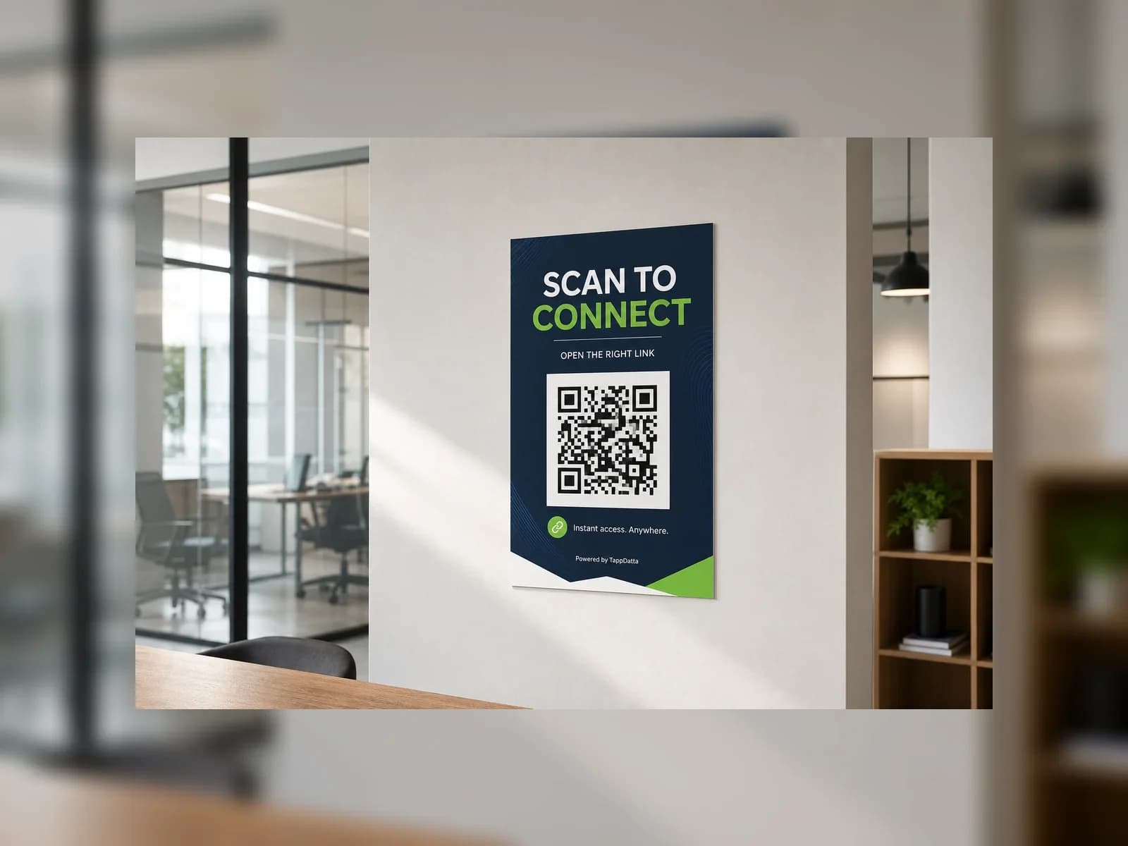 General QR SCANDATT mounted poster preview hero image
