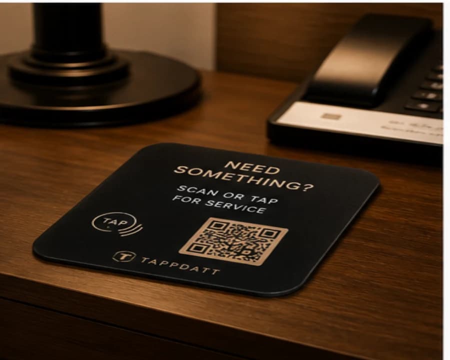 Hotel service smart coaster photo hero image