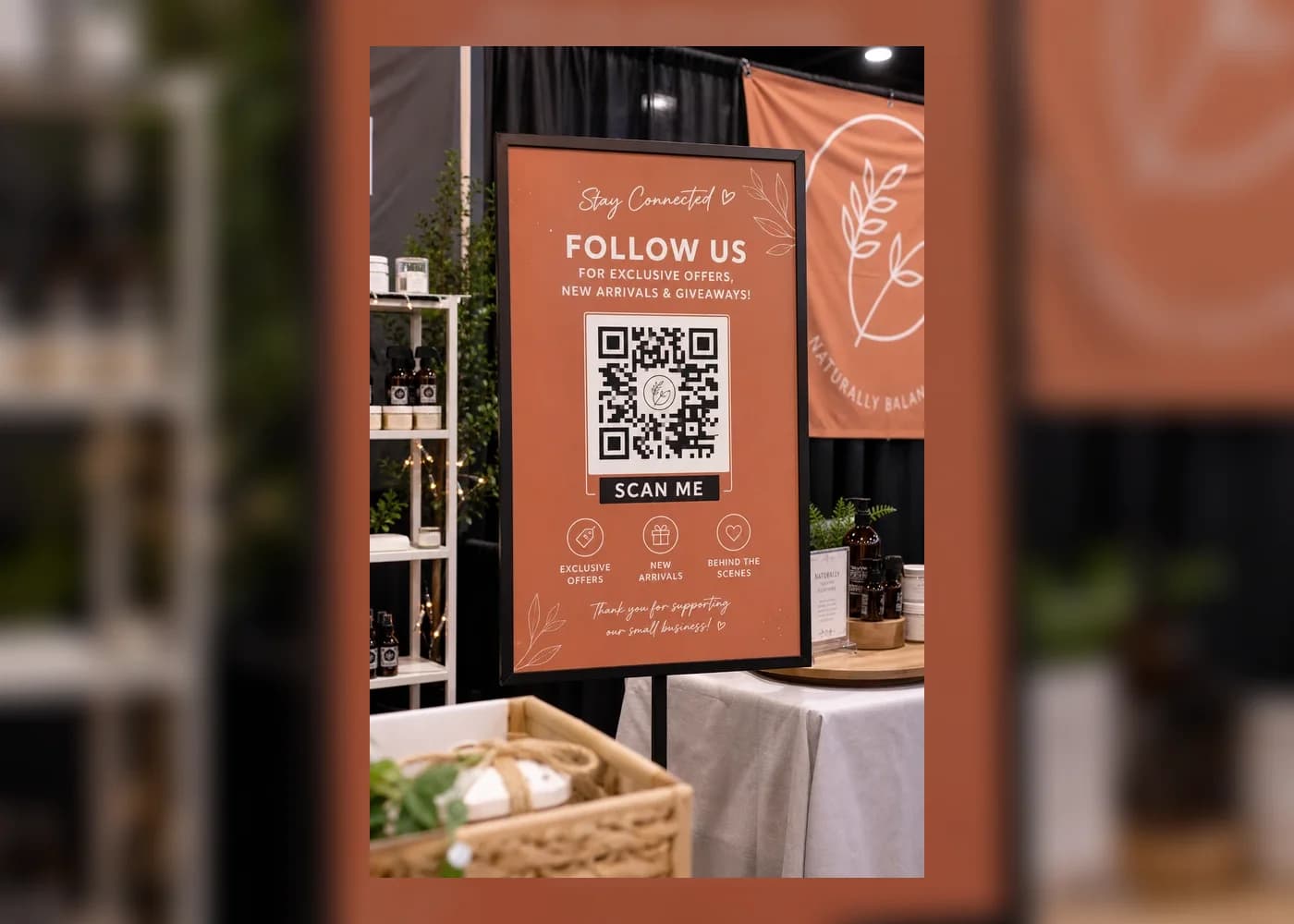Vendor booth SCANDATT poster preview lifestyle image