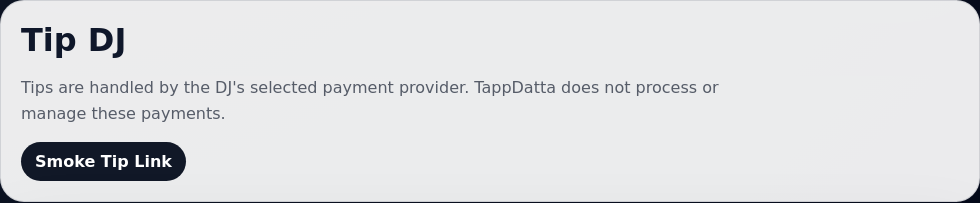 TAPPDATT DJ external tip link section